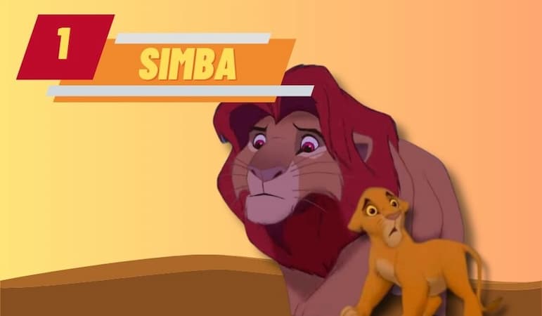 Lion King Characters Names - Simba: The Young Prince
