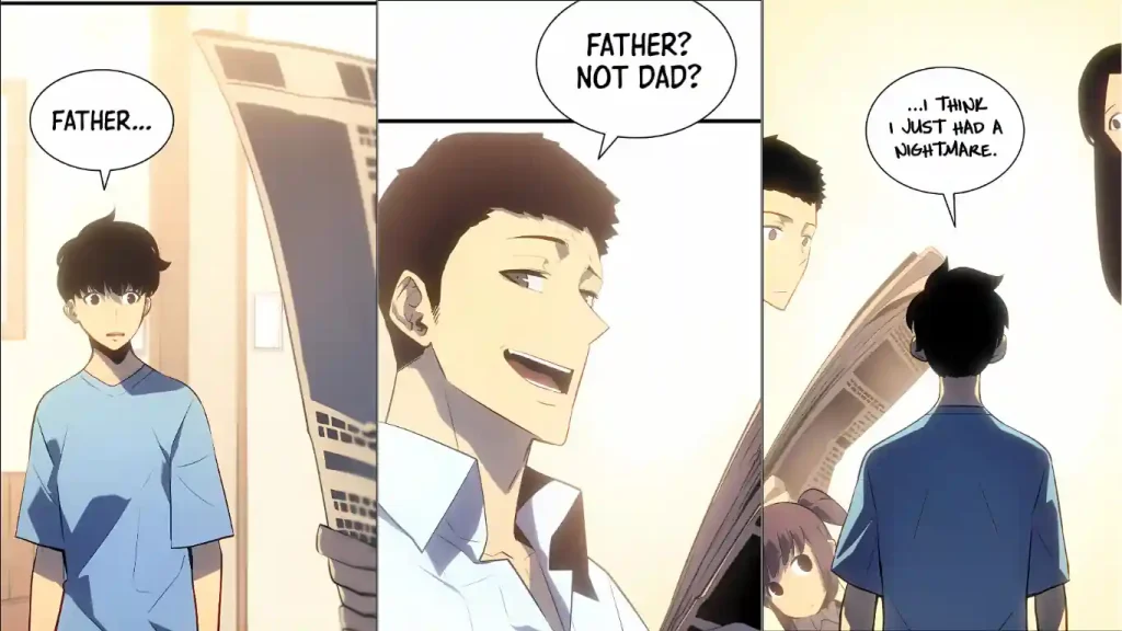 Sun Jin Woo meeting his father