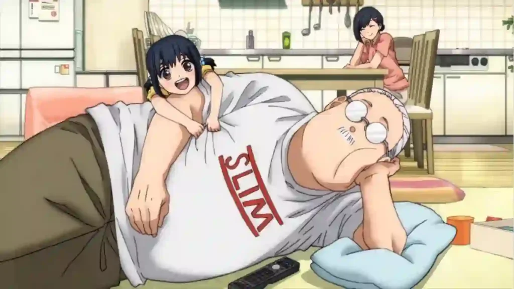 Sakamoto with his family
