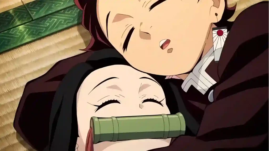 Nezuko and Tanjiro peaceful moment