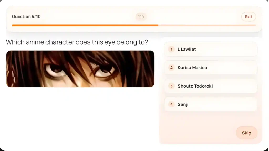 Guess the Anime by Eye